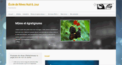 Desktop Screenshot of ecolenuitetjour.com
